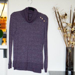 Kalyani Button Shoulder Brushed Knit Top